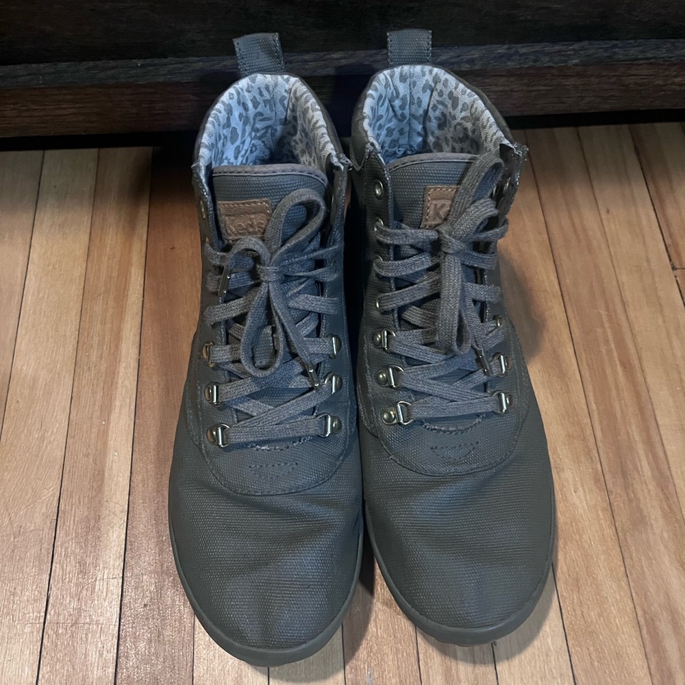 Keds Scout II Splsh high top waxed canvas shoes